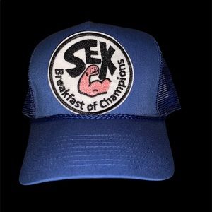 Sex Breakfast Of Champions Trucker Hat